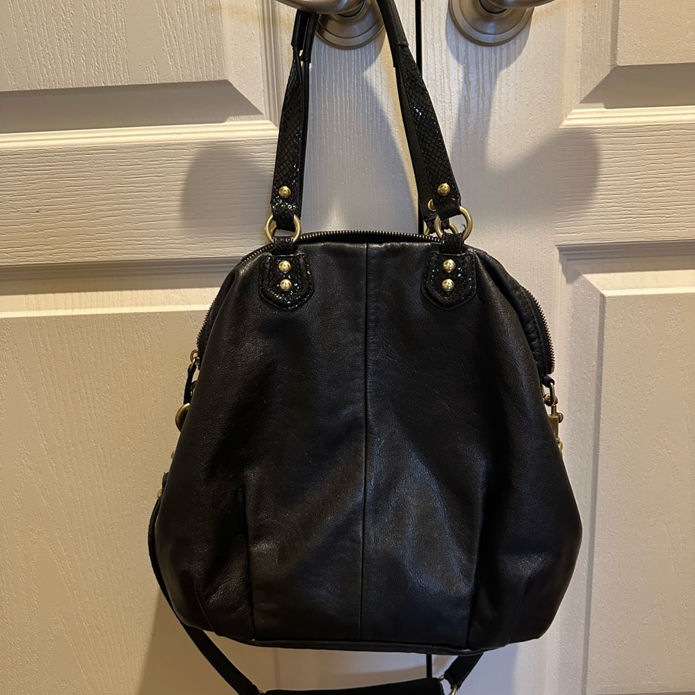 Coach Black and Gold Shoulder Bag - Picture 2 of 3
